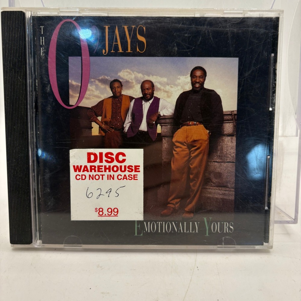 The O'Jays Emotionally Yours CD 1991 EMI Capitol Records R&B Soul CDP-7-93390-2
